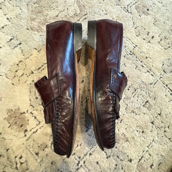 Johnston & Murphy Brown Cognac Leather Tassel Slip On Loafer Size 12 M. SOLD - Picture 8 of 8